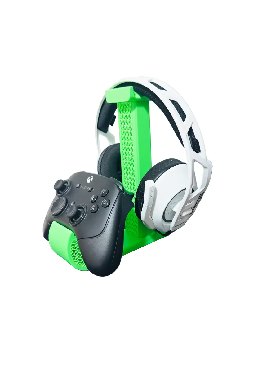 Gaming Remote & Headphones Holder