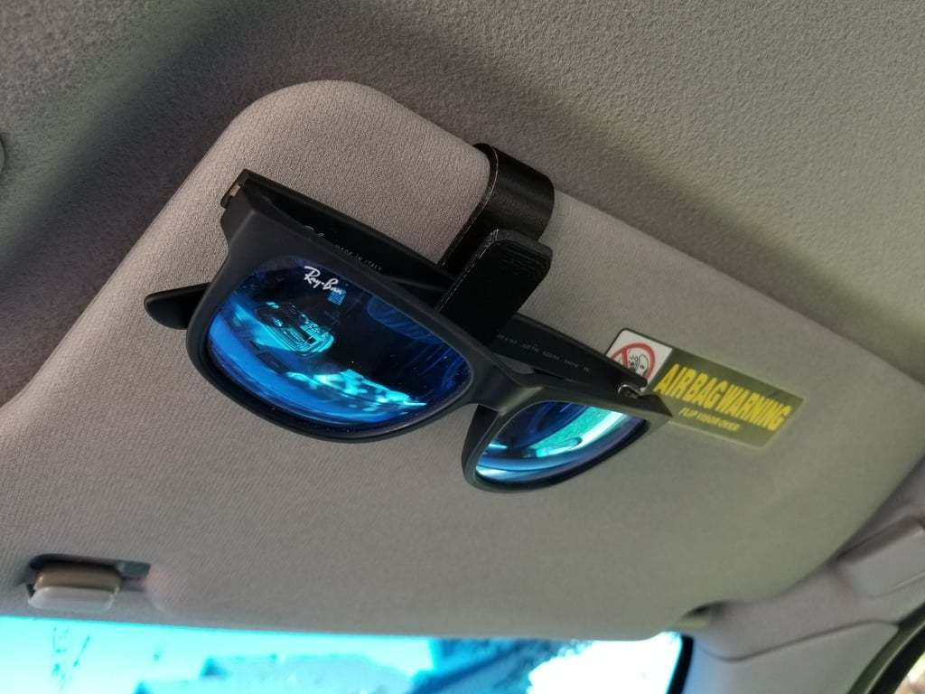 Visor Sunglasses Holder